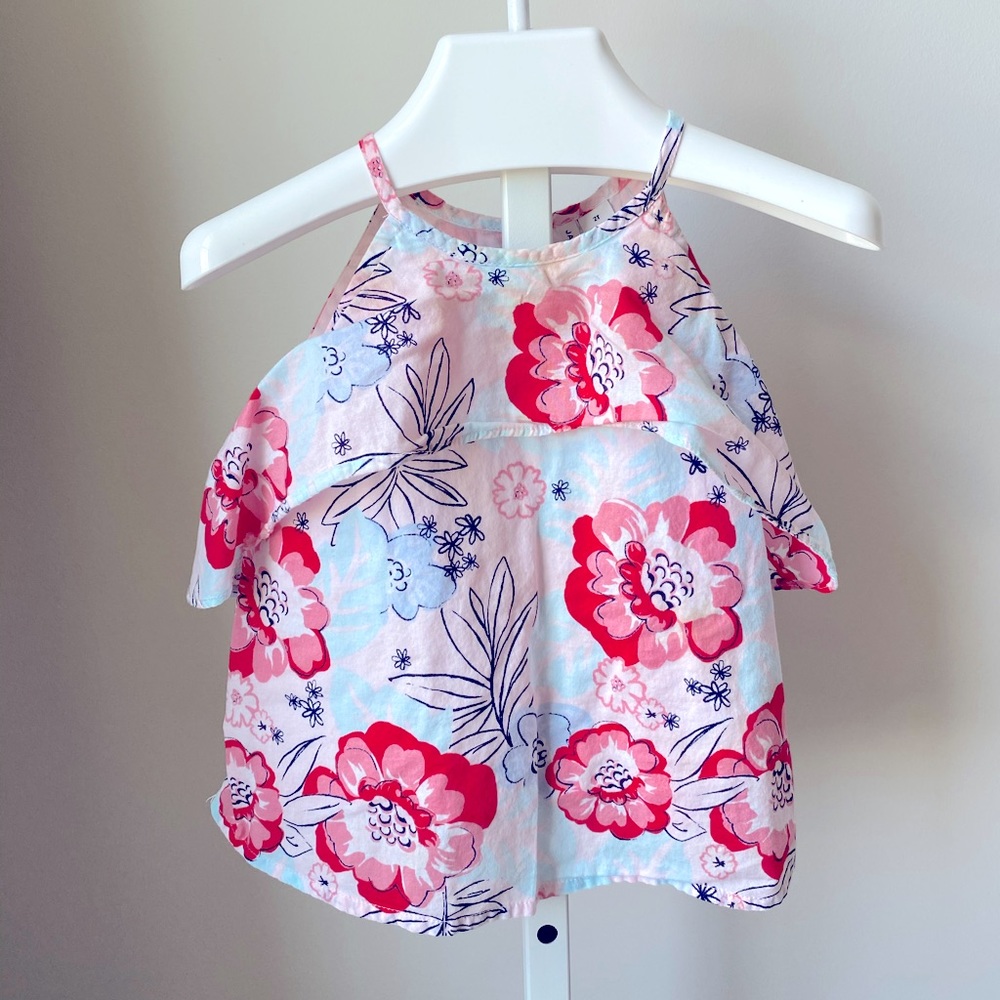 Janie and Jack Floral Tank Top